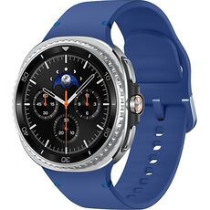 Galaxy Watch8 Classic | 46 мм | 4G LTE | Black | Sport/Blue | S/M, Размер: 46 мм, Цвет: Black, Тип ремешка: Sport, Цвет ремешка: Blue, Размер ремешка: S/M, Подключение часов: Bluetooth / Wi-Fi + 4G LTE